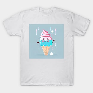 Happy cute ice cream T-Shirt